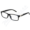 Brýle čtecí +1. 00 černé s kovovým doplňkem FLEX