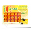 Rosen Vitamn C+rutin 400mg drg.15