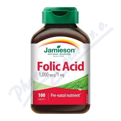 JAMIESON Kyselina listov 1000mcg tbl.100