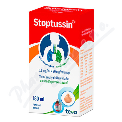 Stoptussin 0.8ml-mg+20mg-ml sir.1x180ml