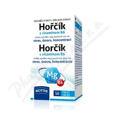 Biotter Hok 125mg s vitamnem B6 tbl.50