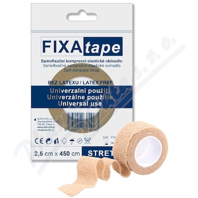 FIXAtape STRETCH samofix.obinadlo 2.5x450cm tlov