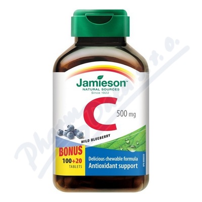 JAMIESON Vitamn C 500mg borvka cucac tbl.100+20
