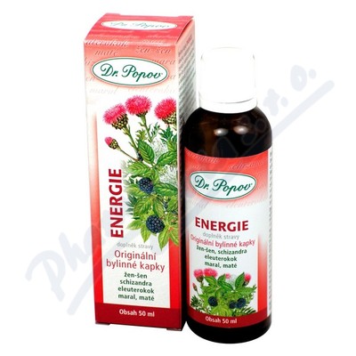 Dr.Popov Kapky bylinn Energie 50ml