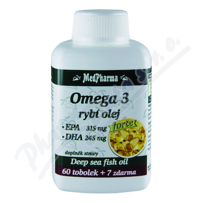 MedPharma Omega 3 ryb olej Forte tob.67