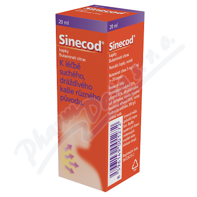 Sinecod 5mg-g por.gtt.sol.1x20ml CZ