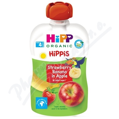 HiPP Hippis Jablko-Bann-Jahoda BIO 4m 100g