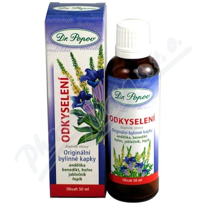 Dr.Popov Kapky bylinn Odkyselen 50ml