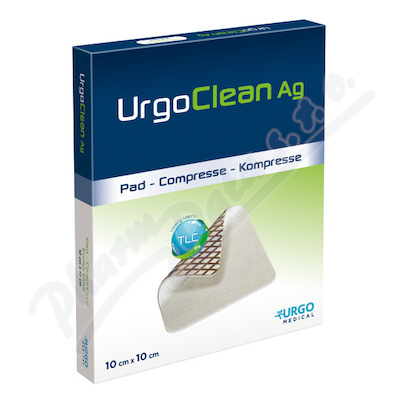 UrgoClean Ag lipidokoloid.kryt 10x10cm 10ks