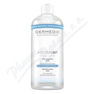 Dermedic Hydrain3 Hialuro Micelrn voda 500ml