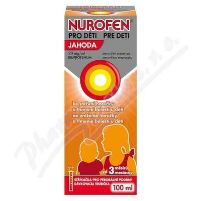 Nurofen pro dti Jahoda 20mg-ml por.sus.100ml II