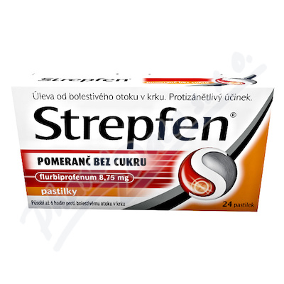 Strepfen Pomeran bez cukru 8.75mg pas.24ks