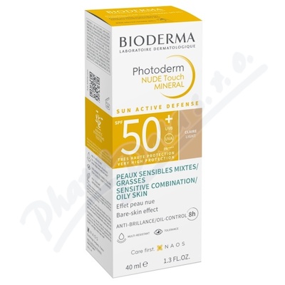 BIODERMA Photoderm NUDE Touch svtl SPF 50+ 40ml