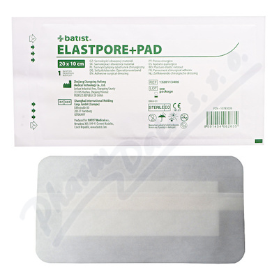 ELASTPORE+PAD nplast samolep.steriln 10x20cm 1ks