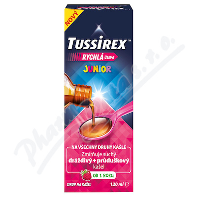 Tussirex Junior sirup na kael 120ml