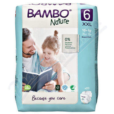 Bambo Nature 6 dts.plenkov kalhotky 16+ kg 20ks
