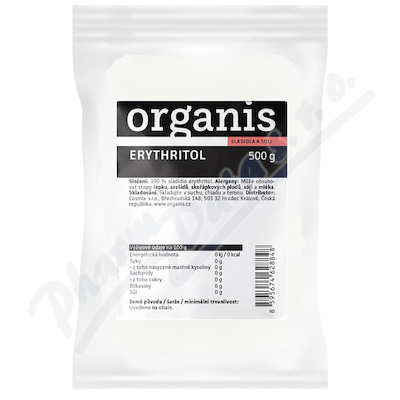 Organis Erythritol 500g