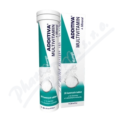 Additiva multivitamin+mineral Mango umiv tbl.20