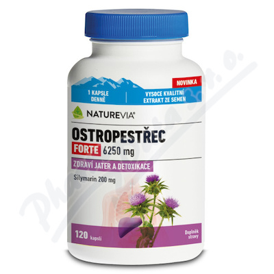 NatureVia Ostropestec forte cps.120