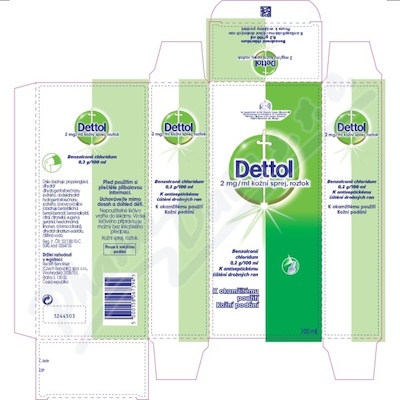 DETTOL 2mg-ml drm.spr.sol.1x100ml