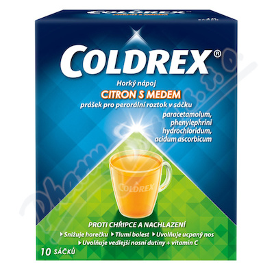 Coldrex Hork npoj Cit.med 750mg-10mg-60mg scc.10