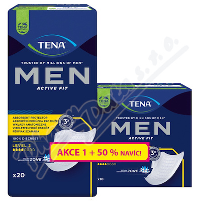 TENA Men Level 2 ink.vloky +50% navc 750883 30ks