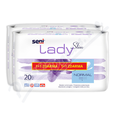 Seni Lady Slim Normal inkont.vloky 1+1 2x20ks