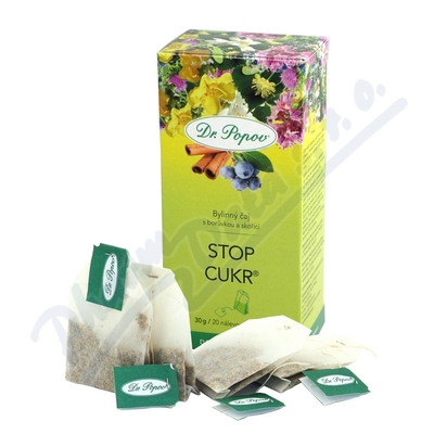 Dr.Popov aj Stop cukr 20x1.5g