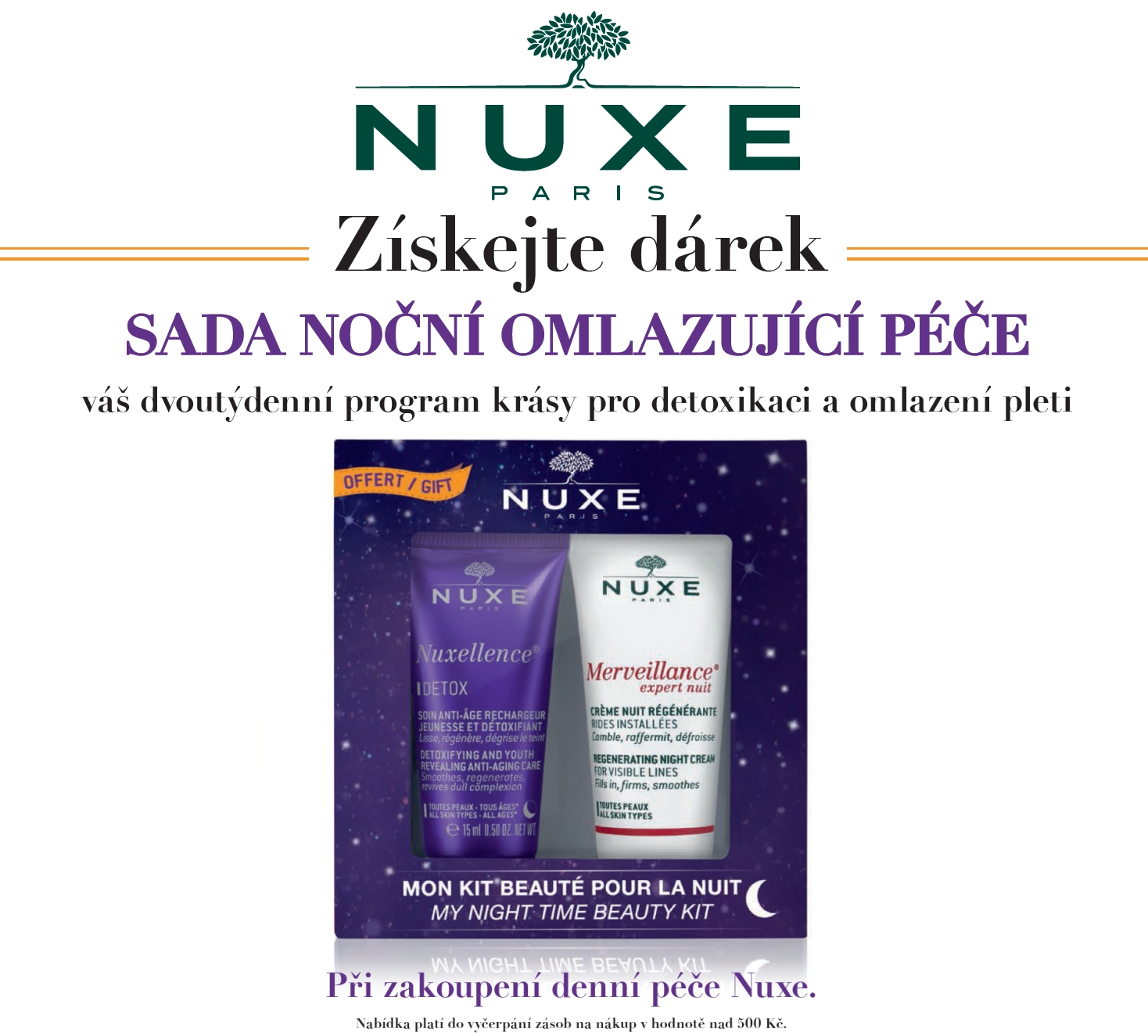 Akce NUXE listopad