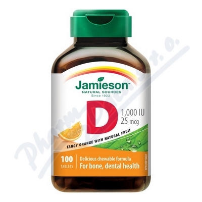 JAMIESON Vitamn D3 1000 IU pomer.cucac tbl.10