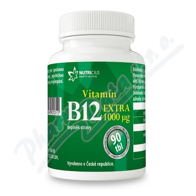 Vitamn B12 EXTRA 1000mcg tbl.90