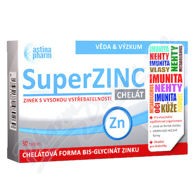 Astina SuperZINC CHELT tbl.30