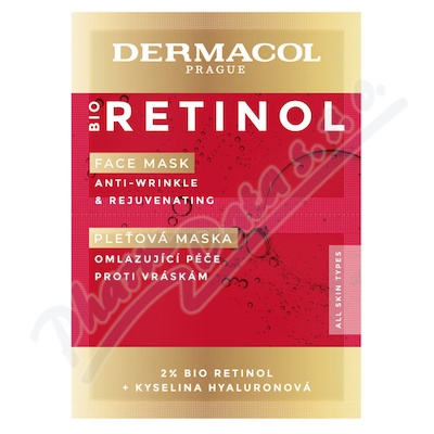 Dermacol Bio Retinol pleov maska 2x8ml