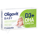 Oligovit Baby D3+DHA omega tob. 30 Galenika